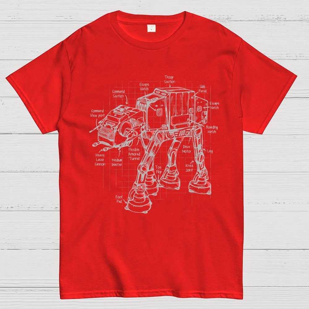Walker's Blueprint Geek T-Shirt