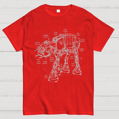 Walker's Blueprint Geek T-Shirt