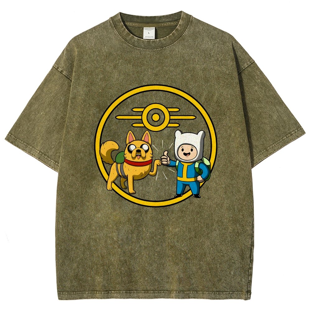 Wasteland Time Vintage Distressed T-shirt