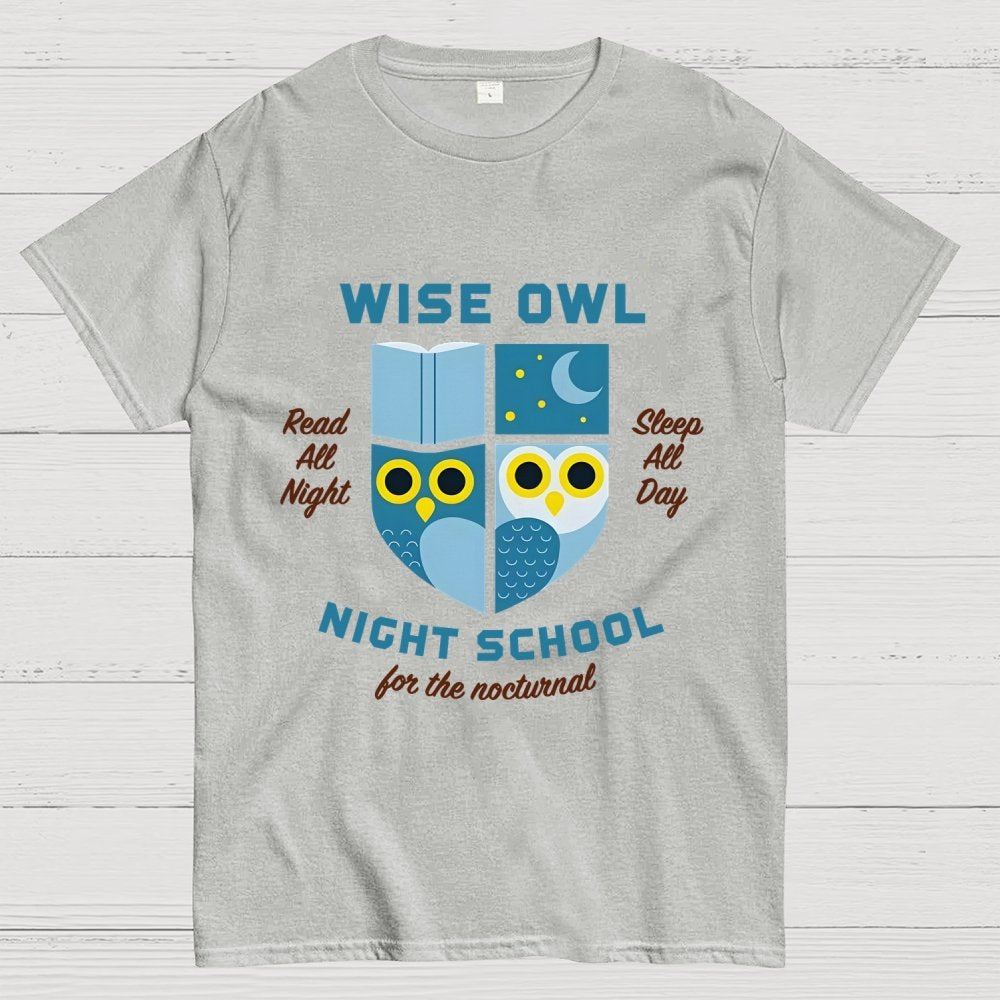Wise Owl Night School Unisex Geek T-Shirt
