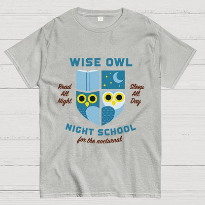 Wise Owl Night School Unisex Geek T-Shirt