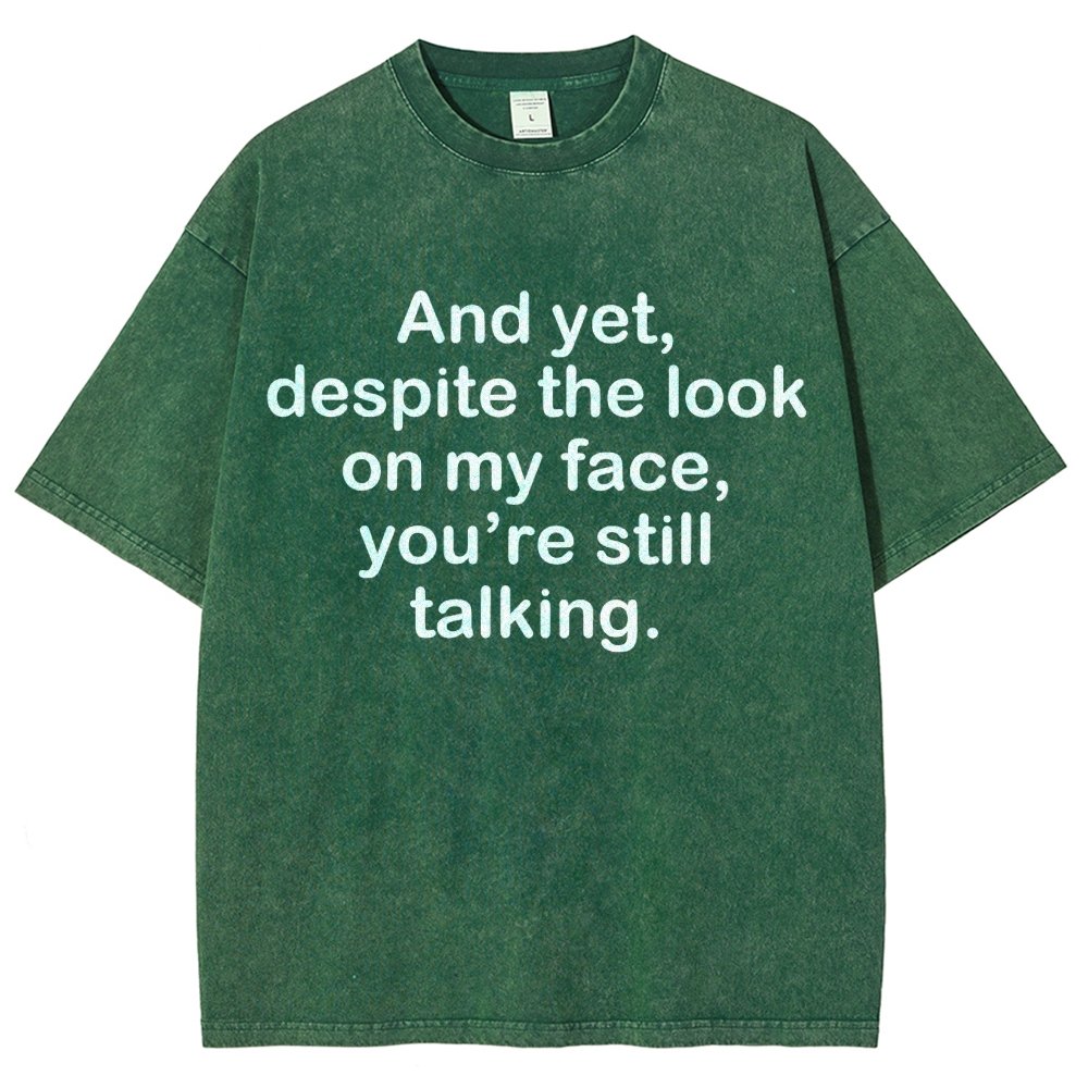 Funny Words Vintage Distressed T-shirt