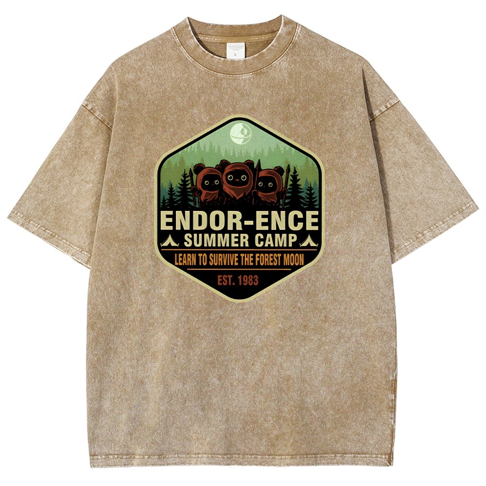 Elysian-Ence Vintage Distressed T-shirt