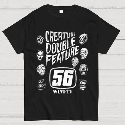 Creature Double Feature Classic Monsters Unisex Geek T-Shirt