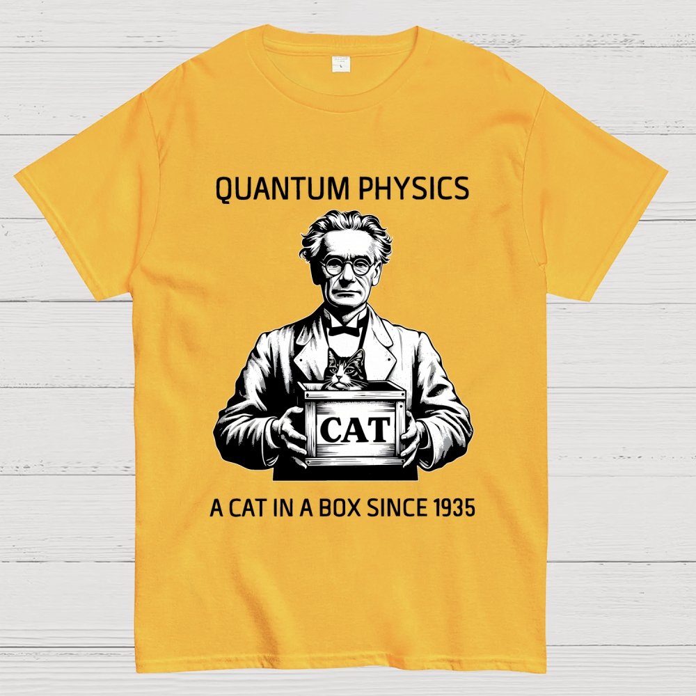 Schrödinger's Cat Quantum Geek T-Shirt