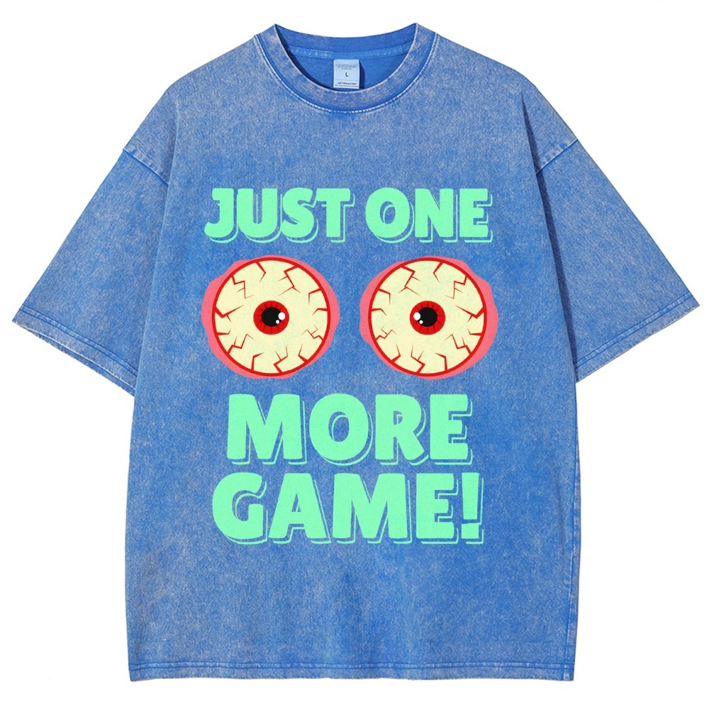 One More Game  Vintage Distressed T-shirt
