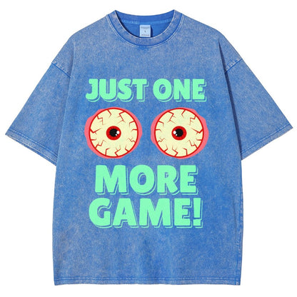 One More Game  Vintage Distressed T-shirt