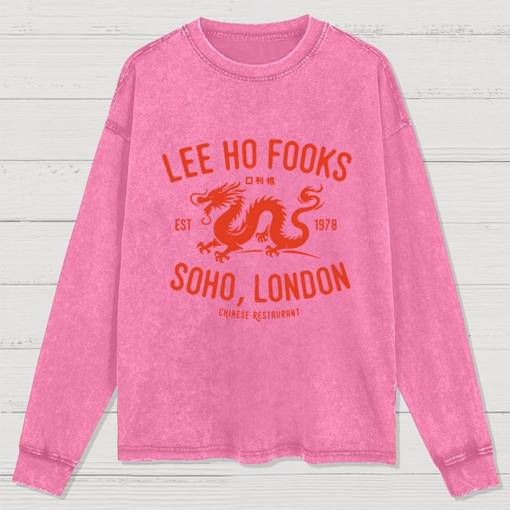 Lee Ho Fooks Vintage Resto Washed Long Sleeve Tee