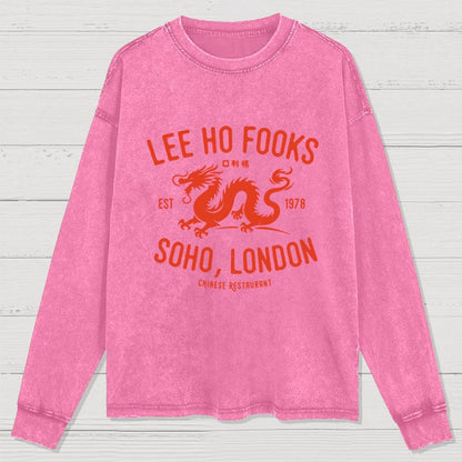 Lee Ho Fooks Vintage Resto Washed Long Sleeve Tee