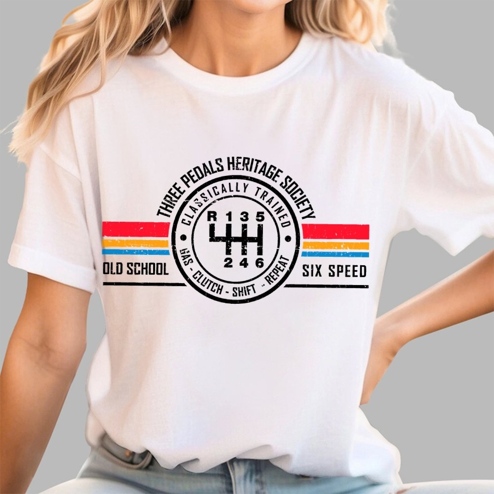 Three Pedals Heritage Society Geek T-Shirt