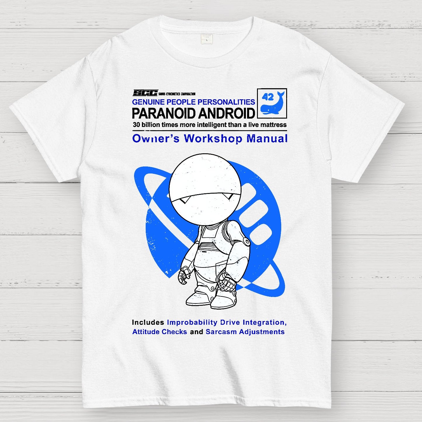 Paranoid Android Manual Geek T-Shirt