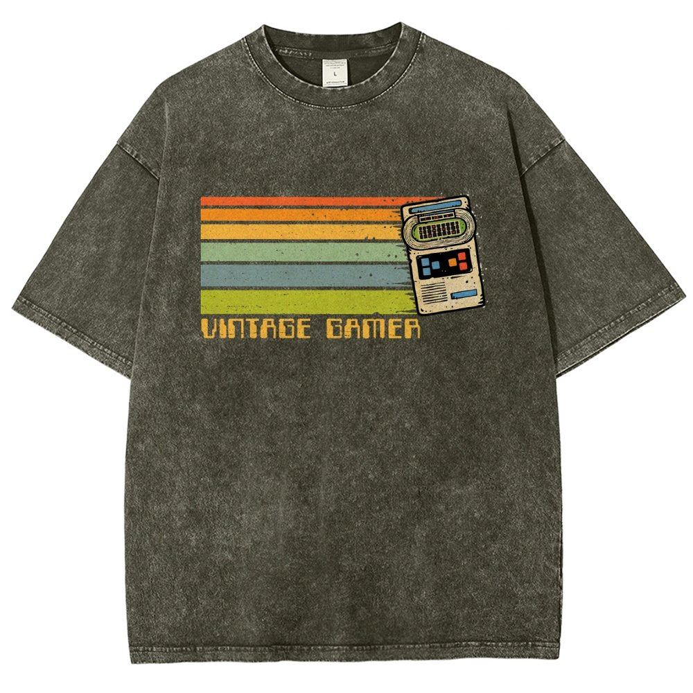 Vintage Gamer Vintage Distressed T-shirt