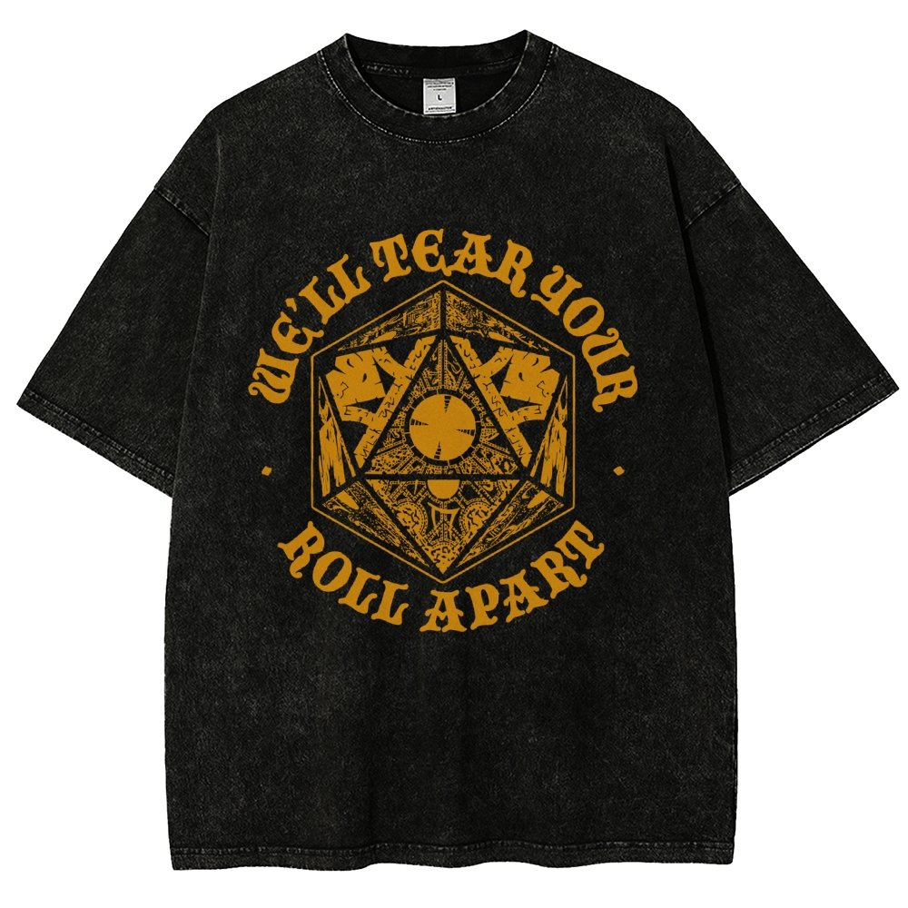 Lament D20 Vintage Distressed T-shirt