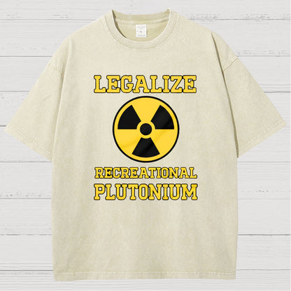 Legalize Recreational Plutonium Vintage Distressed T-shirt