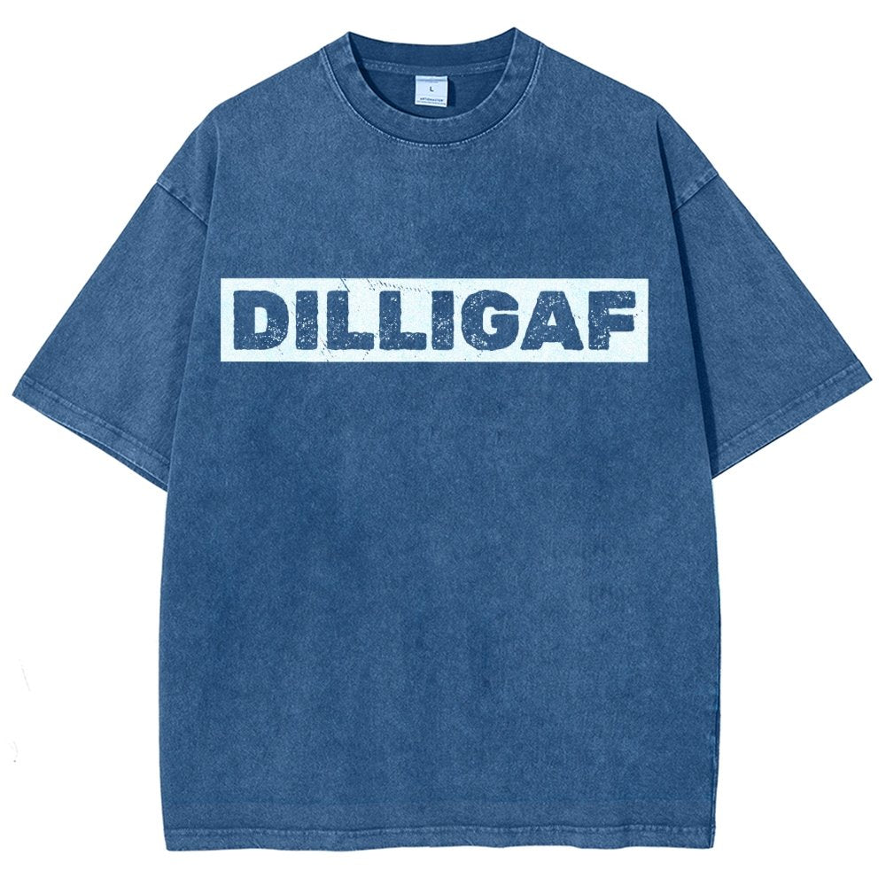 DILLIGAFF - Do I Look Like I Give A F... Vintage Distressed T-shirt