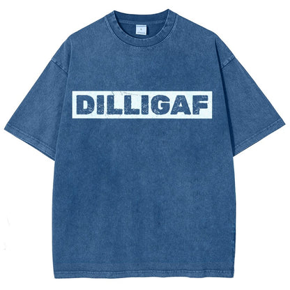 DILLIGAFF - Do I Look Like I Give A F... Vintage Distressed T-shirt