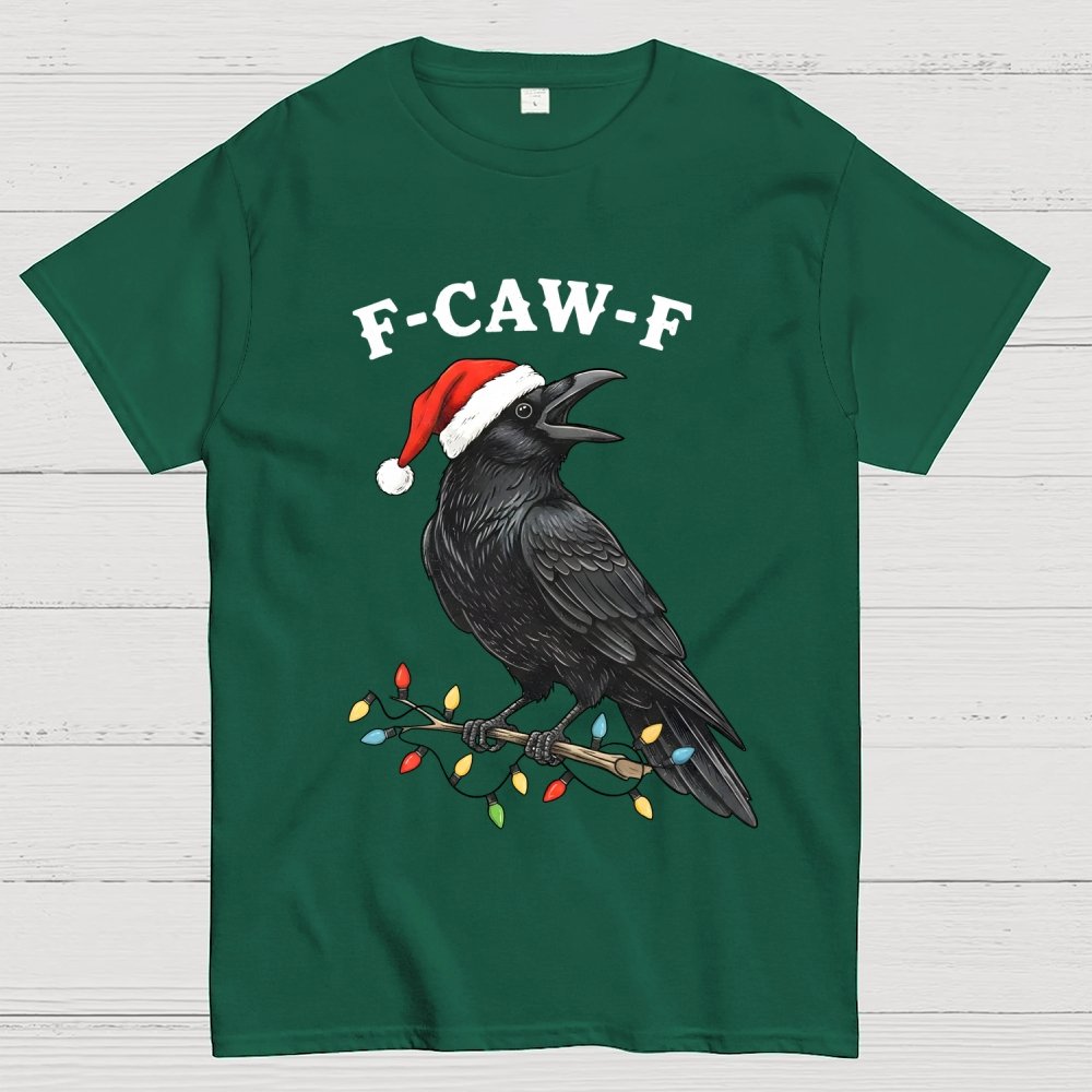 Christmas Funny Crow Geek T-Shirt
