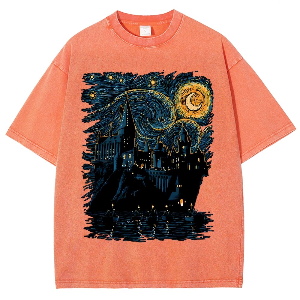 Starry School Vintage Distressed T-shirt