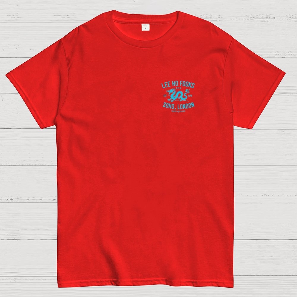 Lee Ho Fooks Vintage Resto Front And Back Printing Geek T-Shirt