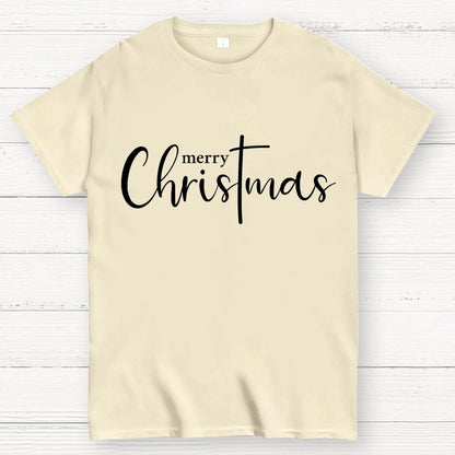 Merry Christmas .Christmas Cross Geek T-Shirt