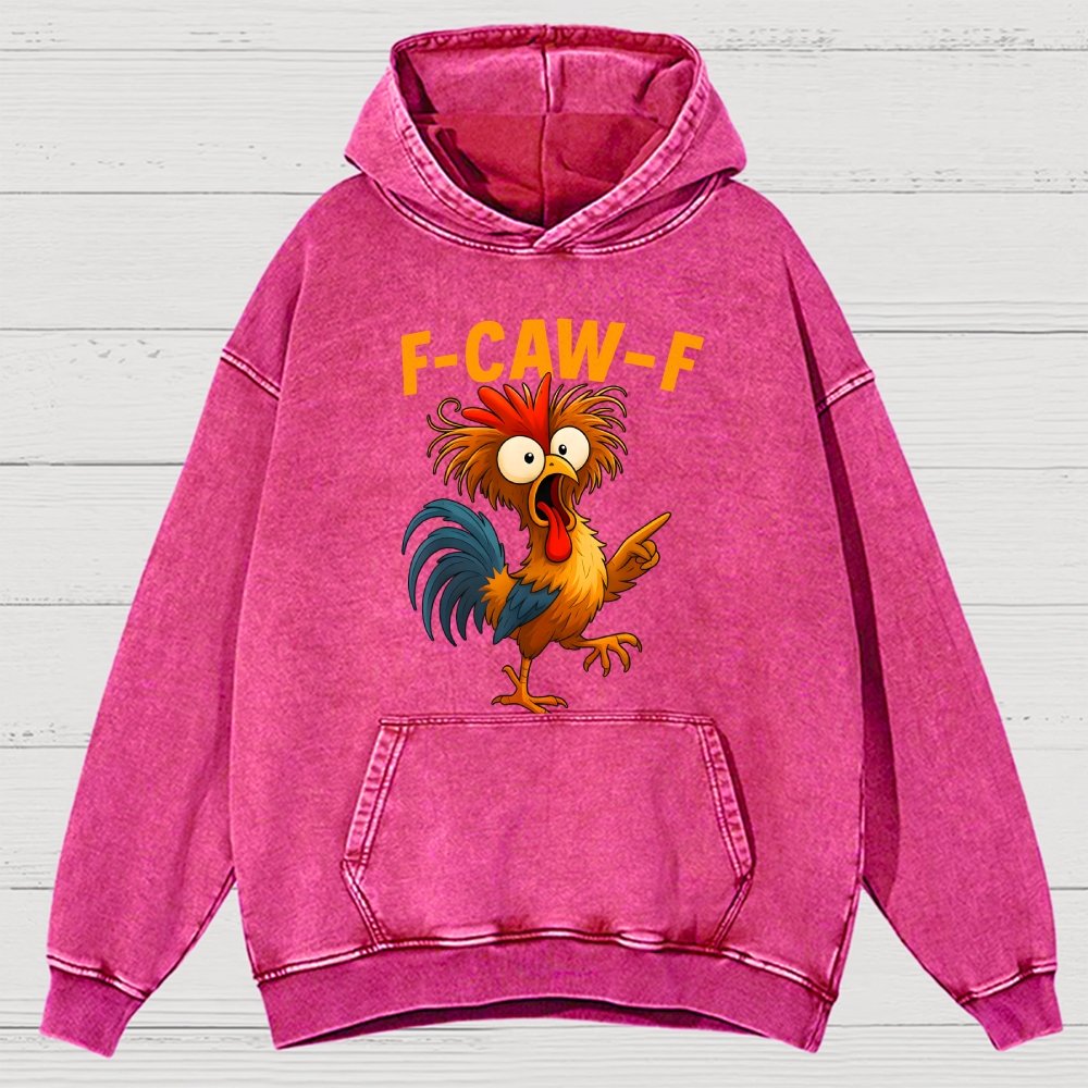 Fcawf Chicken Vintage Distressed Hoodie
