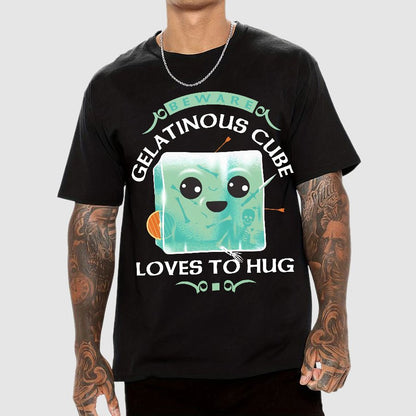 Gelatinous Cube Loves To Hug Geek T-Shirt