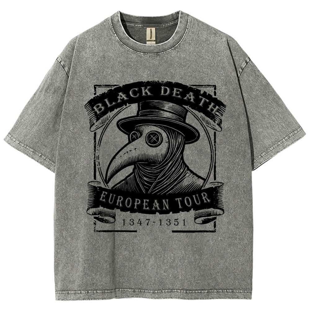 Black Death Tour Vintage Distressed T-shirt