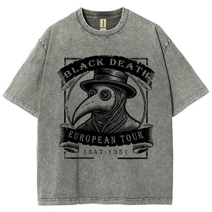 Black Death Tour Vintage Distressed T-shirt