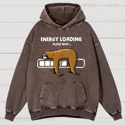 Energy Loading Vintage Distressed Hoodie
