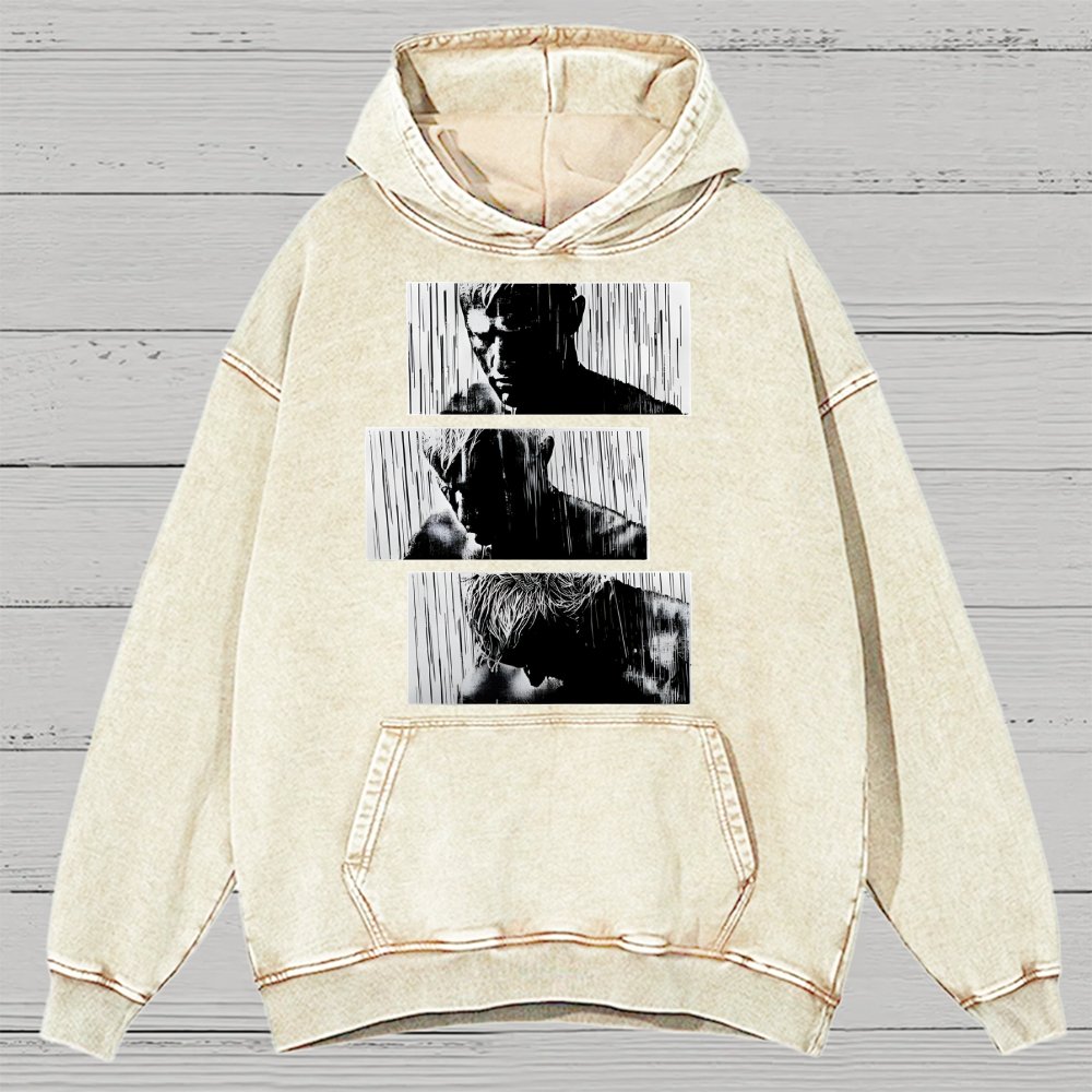 Tears In Rain Vintage Distressed Hoodie
