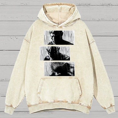 Tears In Rain Vintage Distressed Hoodie