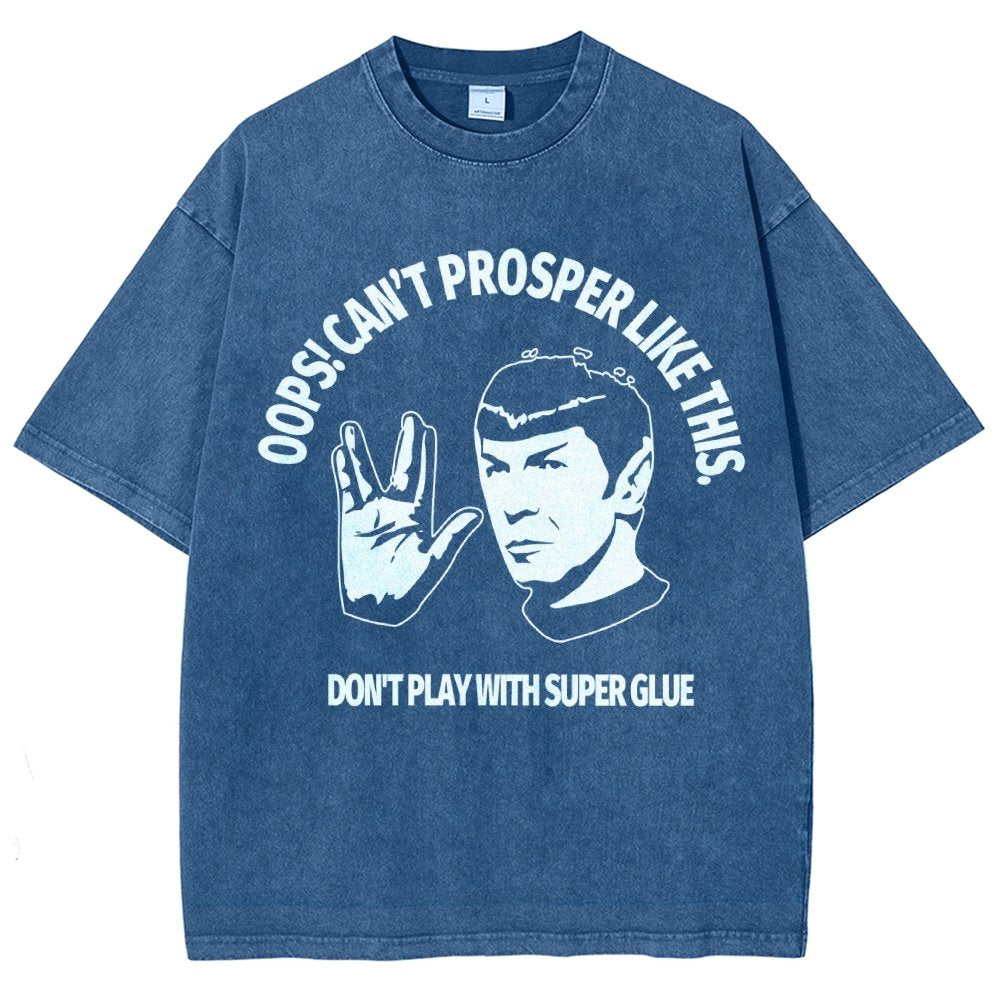 Oops! Can’t prosper like this Vintage Distressed T-shirt