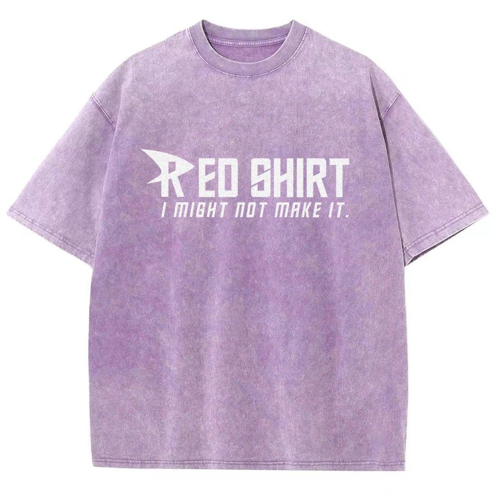Red Shirt Vintage Distressed T-shirt