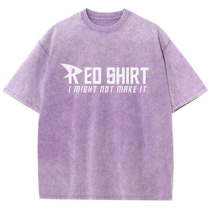 Red Shirt Vintage Distressed T-shirt