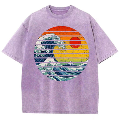 Freak Wave Vintage Distressed T-shirt