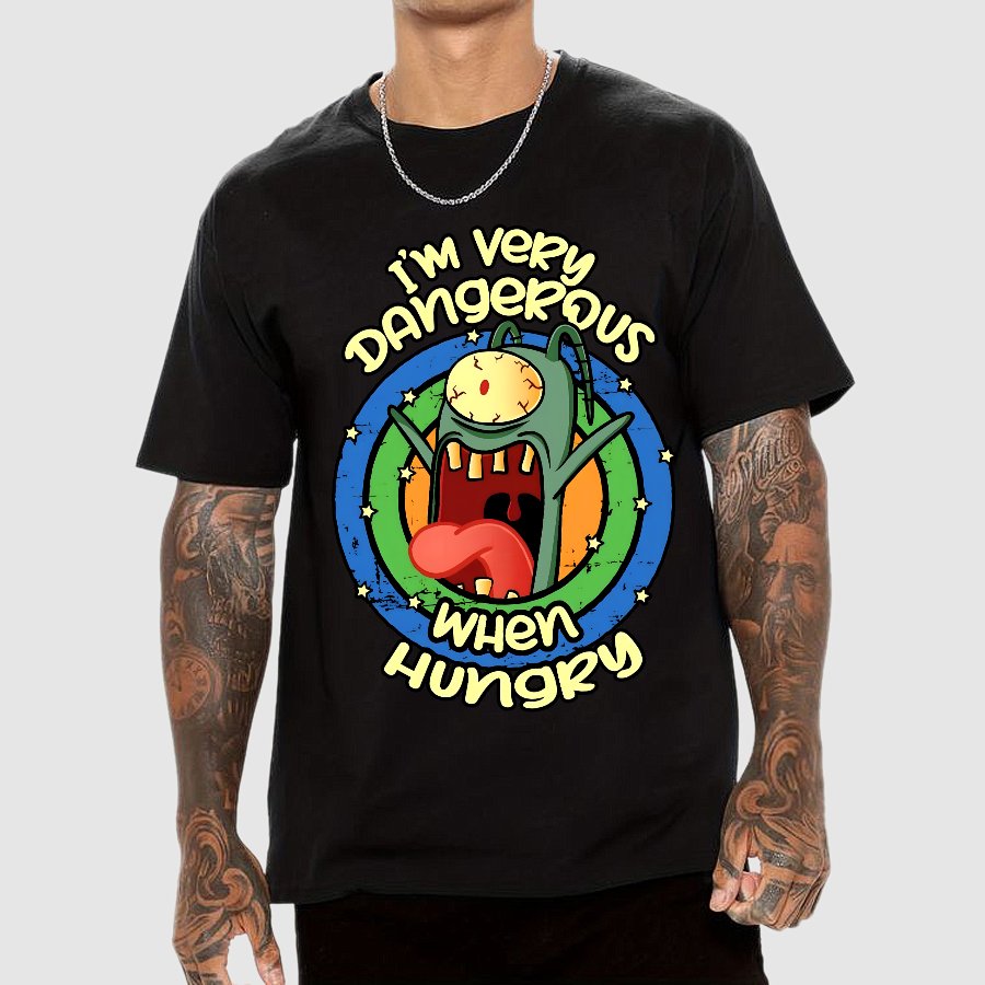 Very Dangerous When Hungry Geek T-Shirt
