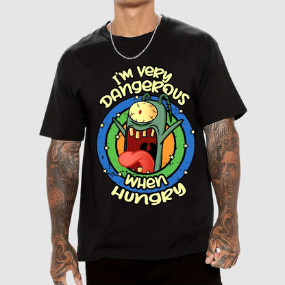 Very Dangerous When Hungry Geek T-Shirt