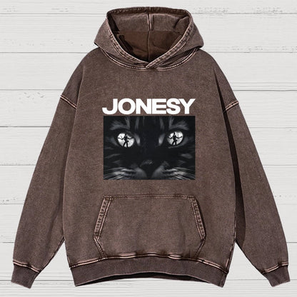 Cosmic Kitty  Vintage Distressed Hoodie
