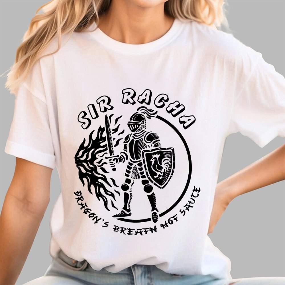 Sir Racha Dragon’s Breath Hot Sauce Geek T-Shirt