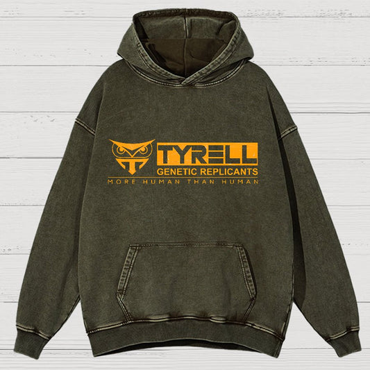More Human Than Human Vintage Distressed Hoodie