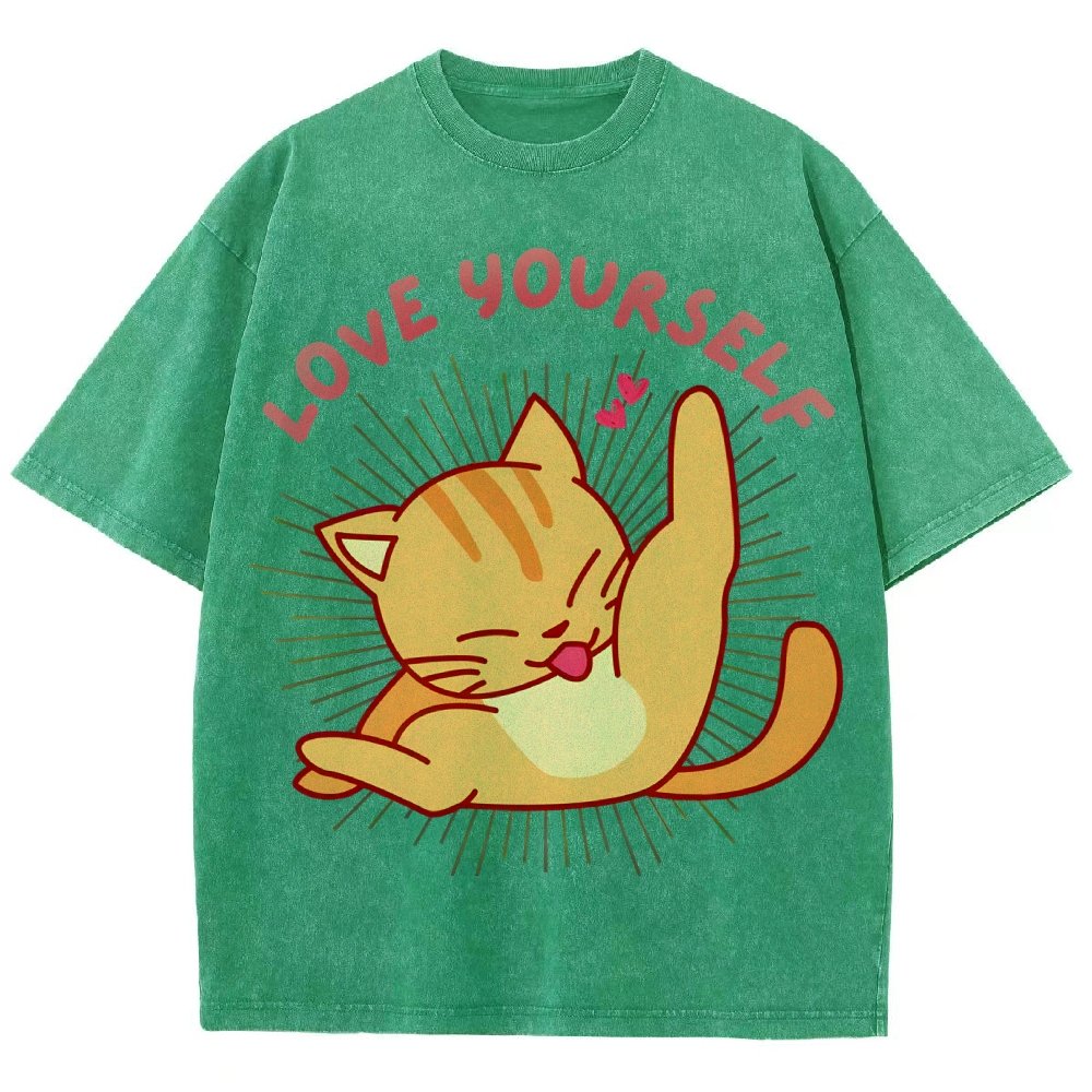 Love YourSelf Vintage Distressed T-shirt