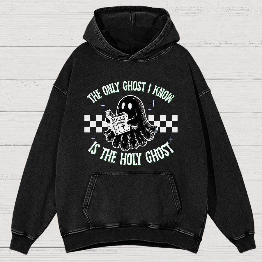The Holy Ghost Vintage Distressed Hoodie