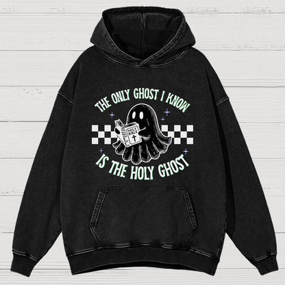 The Holy Ghost Vintage Distressed Hoodie