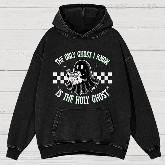 The Holy Ghost Vintage Distressed Hoodie