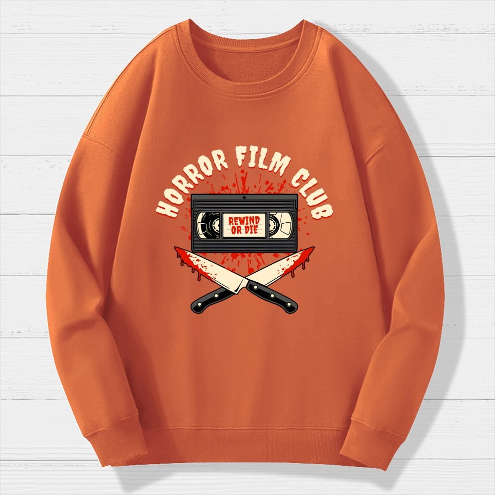Horror Film Club Geek Cotton Sweatshirt