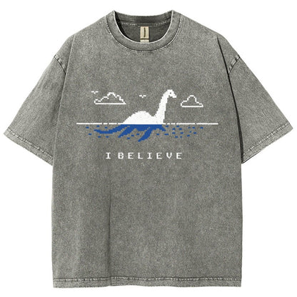 I Believe Vintage Distressed T-shirt