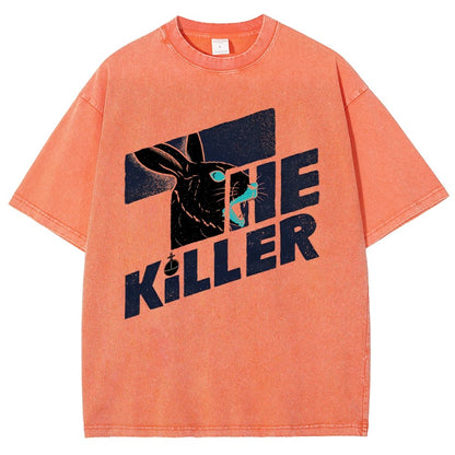 The Glowing Rabbit Vintage Distressed T-shirt