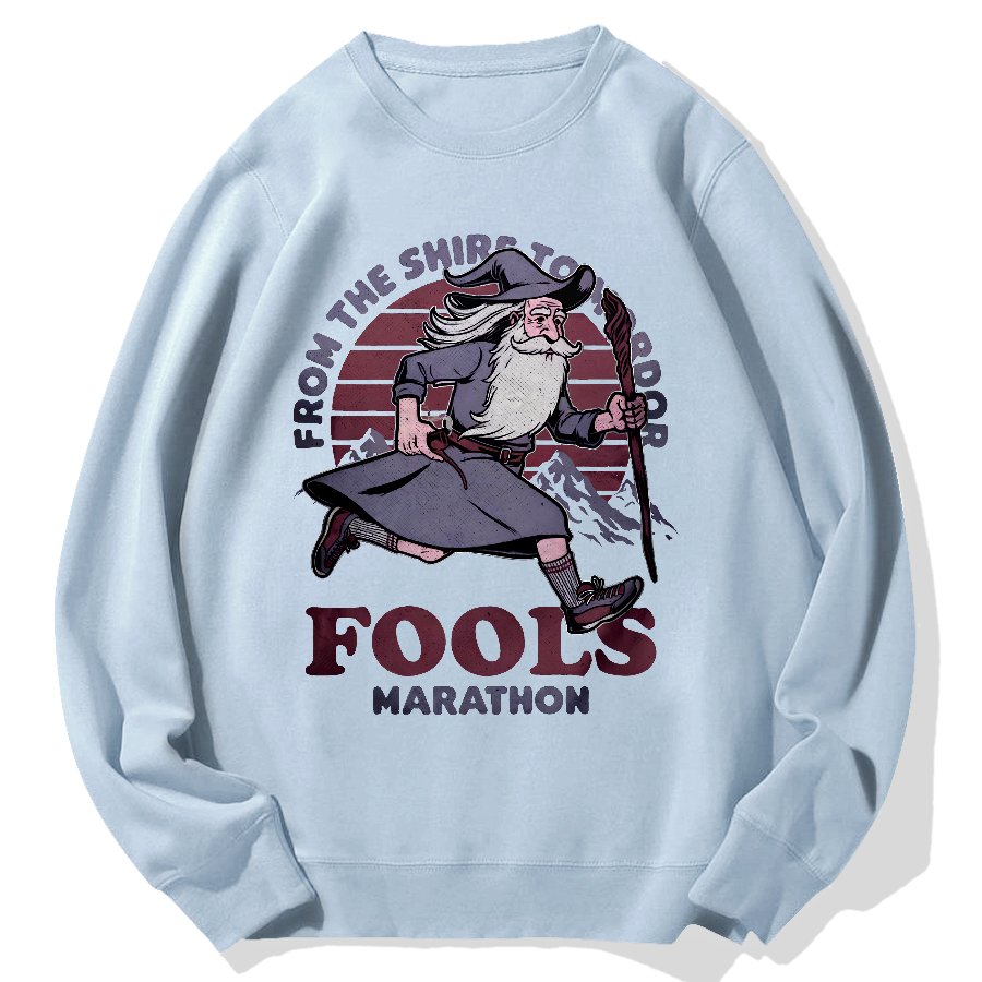 Fools Marathon Geek Cotton Sweatshirt