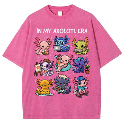 In My Axolotl Era Vintage Distressed T-shirt
