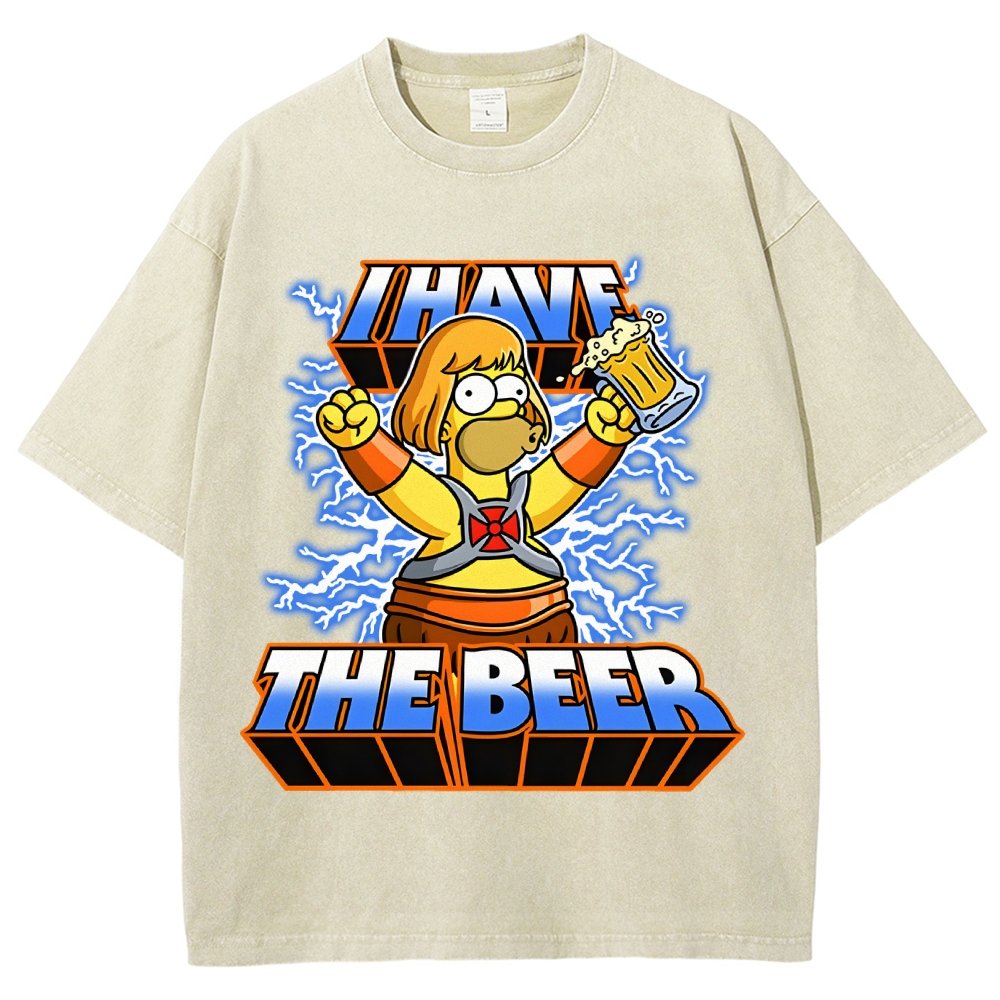 He-Beer Vintage Distressed T-shirt